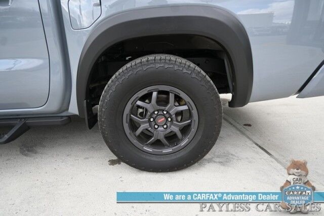 2022 Nissan Frontier PRO-4X / 4X4 / Crew Cab / Off-Road Protection Pkg / Power Driver's Seat / Navigation / Apple CarPlay & Android Auto / USB Input / Back Up Camera / Keyless Entry & Start / Running Boards / Bed Liner / 22 MPG Anchorage AK