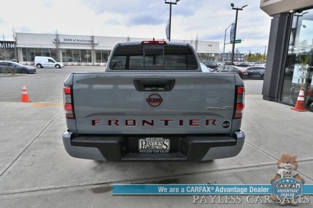 2022 Nissan Frontier PRO-4X / 4X4 / Crew Cab / Off-Road Protection Pkg / Power Driver's Seat / Navigation / Apple CarPlay & Android Auto / USB Input / Back Up Camera / Keyless Entry & Start / Running Boards / Bed Liner / 22 MPG Anchorage AK