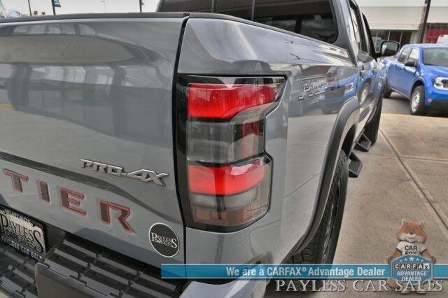 2022 Nissan Frontier PRO-4X / 4X4 / Crew Cab / Off-Road Protection Pkg / Power Driver's Seat / Navigation / Apple CarPlay & Android Auto / USB Input / Back Up Camera / Keyless Entry & Start / Running Boards / Bed Liner / 22 MPG Anchorage AK