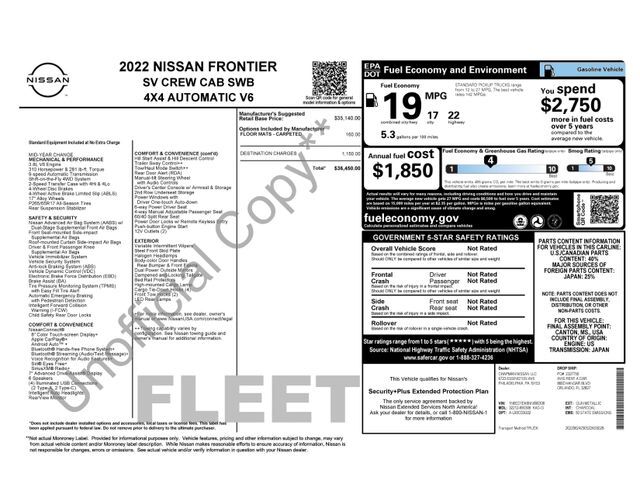 2022 Nissan Frontier SV Raleigh NC