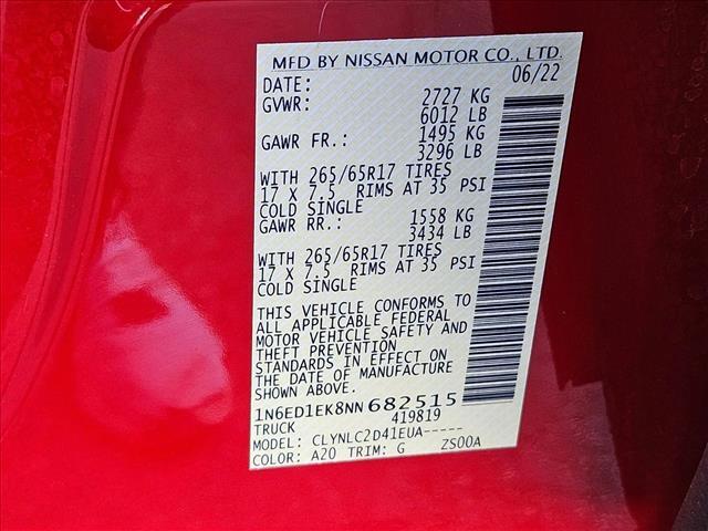 2022 Nissan Frontier SV Roseville CA