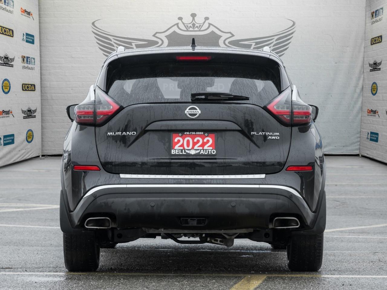 2022 Nissan Murano Platinum | AWD | LTHR | NAVI | PANO | B.CAM | BOSE | NOACCIDENT Toronto ON