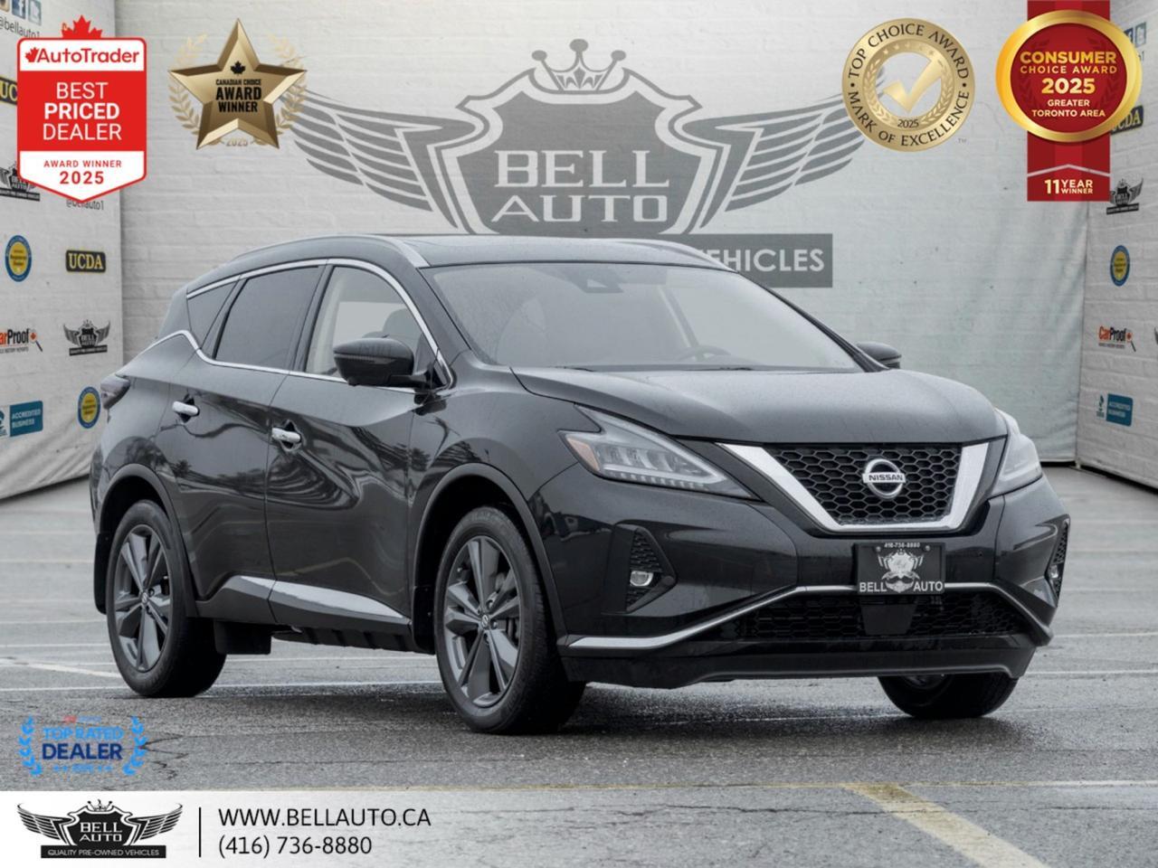 2022 Nissan Murano Platinum, LEATHER, AWD, NAVI, PANO, BACKUPCAM, SENSORS, BOSESOUND, NOACCIDENT