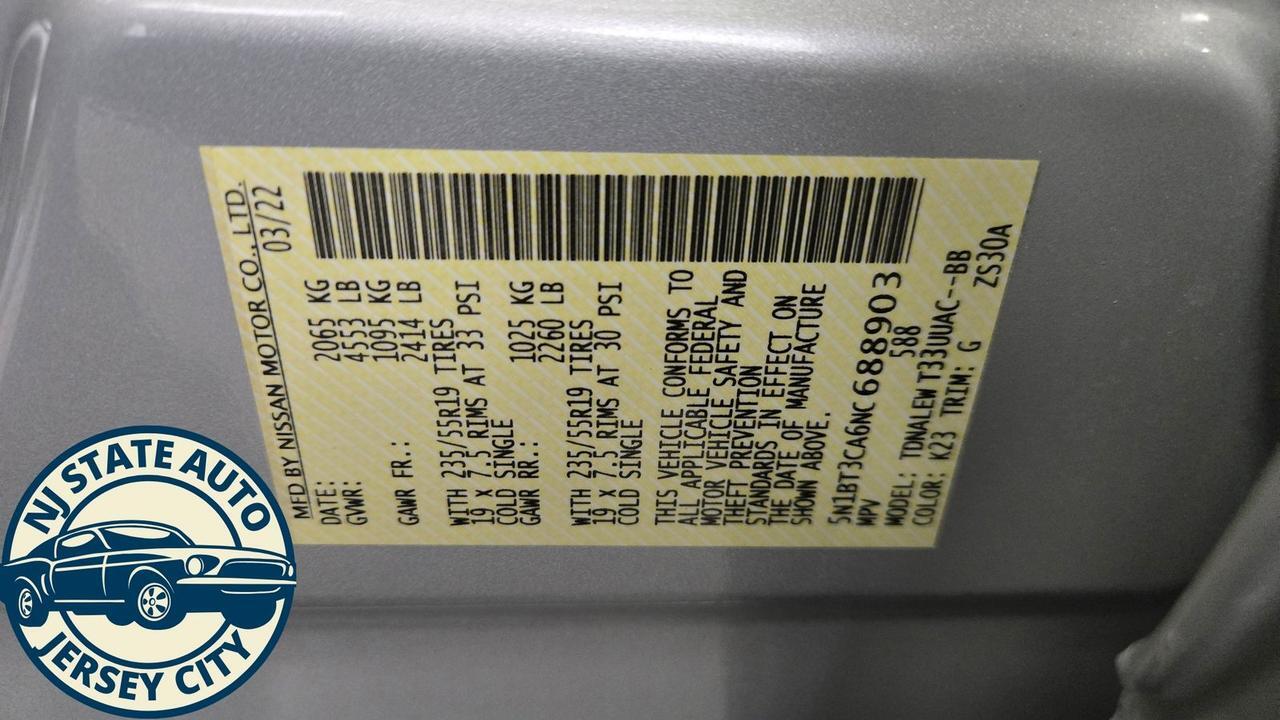 2022 Nissan Rogue SL Jersey City NJ