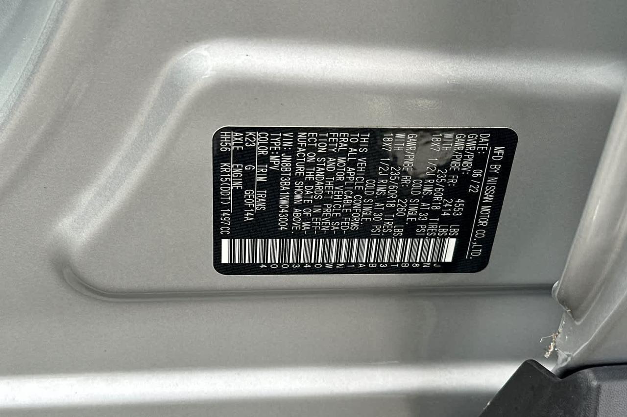 2022 Nissan Rogue SV Roseville CA