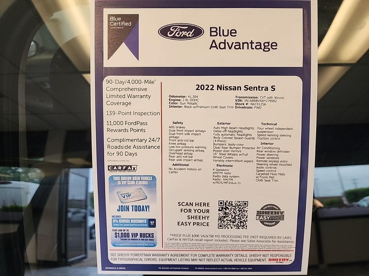 2022 Nissan Sentra S Richmond VA