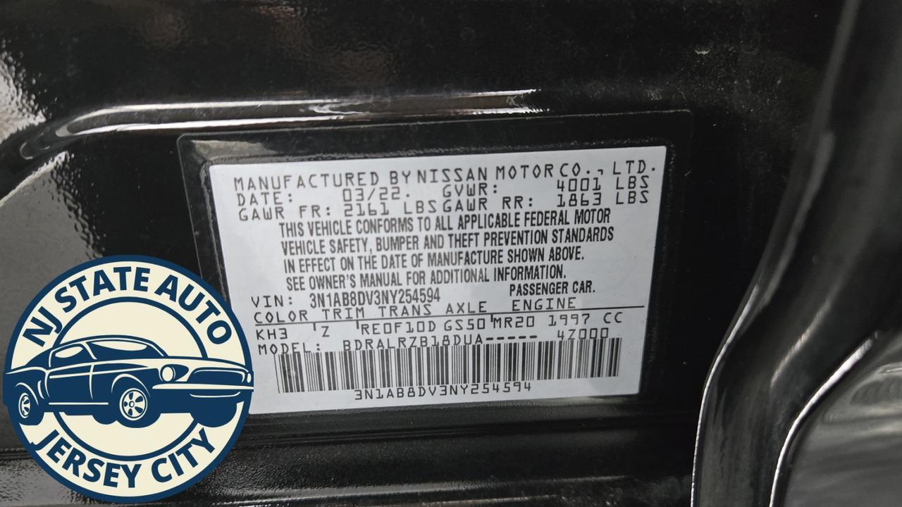 2022 Nissan Sentra SR Jersey City NJ