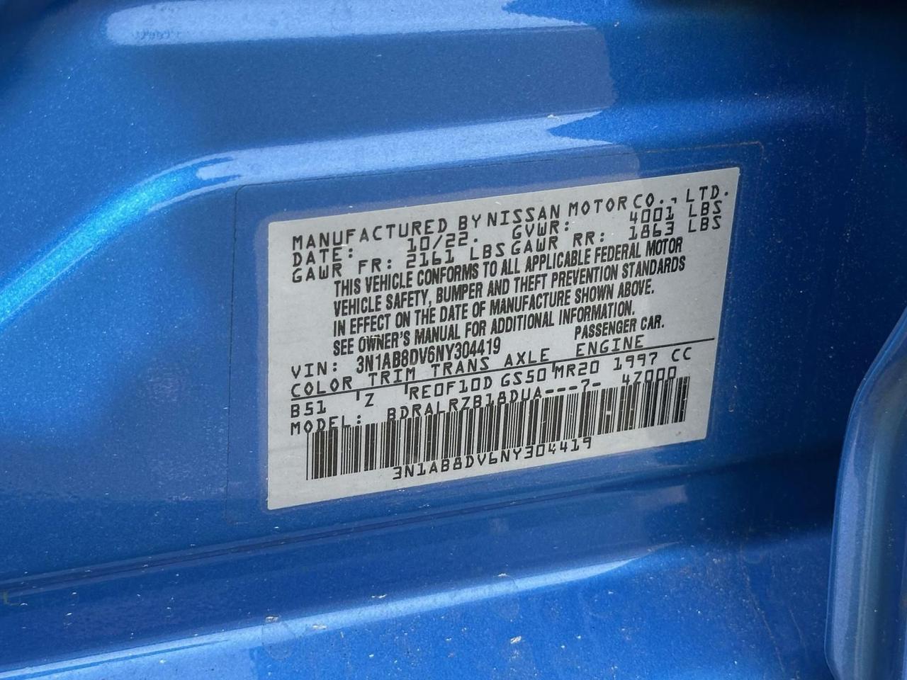 2022 Nissan Sentra SR Alexandria VA