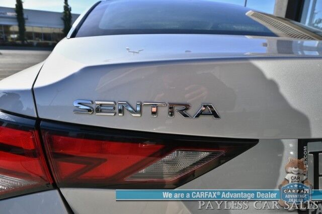 2022 Nissan Sentra SV / All Weather Pkg / Heated Cloth Seats / Heated Steering Wheel / Auto Start / Blind Spot Alert / Lane & Collision Alert / Apple CarPlay & Android Auto / Back Up Camera / Keyless Entry & Start / 39 MPG / 1-Owner Anchorage AK