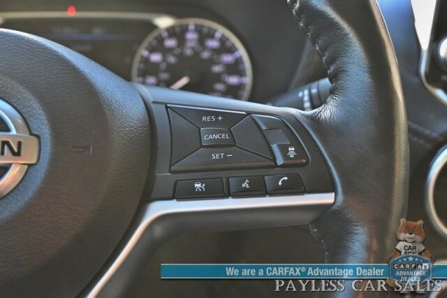 2022 Nissan Sentra SV / All Weather Pkg / Heated Cloth Seats / Heated Steering Wheel / Auto Start / Blind Spot Alert / Lane & Collision Alert / Apple CarPlay & Android Auto / Back Up Camera / Keyless Entry & Start / 39 MPG / 1-Owner Anchorage AK