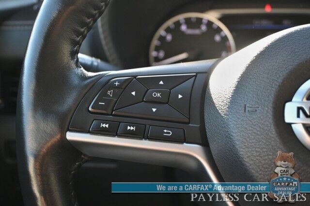 2022 Nissan Sentra SV / All Weather Pkg / Heated Cloth Seats / Heated Steering Wheel / Auto Start / Blind Spot Alert / Lane & Collision Alert / Apple CarPlay & Android Auto / Back Up Camera / Keyless Entry & Start / 39 MPG / 1-Owner Anchorage AK