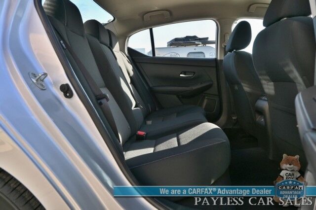 2022 Nissan Sentra SV / All Weather Pkg / Heated Cloth Seats / Heated Steering Wheel / Auto Start / Blind Spot Alert / Lane & Collision Alert / Apple CarPlay & Android Auto / Back Up Camera / Keyless Entry & Start / 39 MPG / 1-Owner Anchorage AK