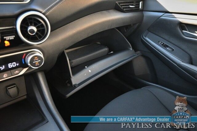 2022 Nissan Sentra SV / All Weather Pkg / Heated Cloth Seats / Heated Steering Wheel / Auto Start / Blind Spot Alert / Lane & Collision Alert / Apple CarPlay & Android Auto / Back Up Camera / Keyless Entry & Start / 39 MPG / 1-Owner Anchorage AK