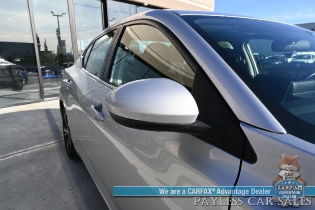 2022 Nissan Sentra SV / All Weather Pkg / Heated Cloth Seats / Heated Steering Wheel / Auto Start / Blind Spot Alert / Lane & Collision Alert / Apple CarPlay & Android Auto / Back Up Camera / Keyless Entry & Start / 39 MPG / 1-Owner Anchorage AK