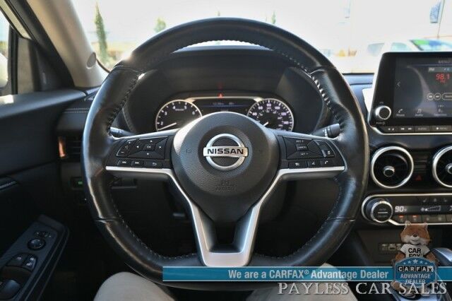 2022 Nissan Sentra SV / All Weather Pkg / Heated Cloth Seats / Heated Steering Wheel / Auto Start / Blind Spot Alert / Lane & Collision Alert / Apple CarPlay & Android Auto / Back Up Camera / Keyless Entry & Start / 39 MPG / 1-Owner Anchorage AK