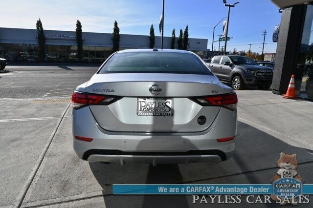 2022 Nissan Sentra SV / All Weather Pkg / Heated Cloth Seats / Heated Steering Wheel / Auto Start / Blind Spot Alert / Lane & Collision Alert / Apple CarPlay & Android Auto / Back Up Camera / Keyless Entry & Start / 39 MPG / 1-Owner Anchorage AK