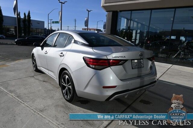 2022 Nissan Sentra SV / All Weather Pkg / Heated Cloth Seats / Heated Steering Wheel / Auto Start / Blind Spot Alert / Lane & Collision Alert / Apple CarPlay & Android Auto / Back Up Camera / Keyless Entry & Start / 39 MPG / 1-Owner Anchorage AK