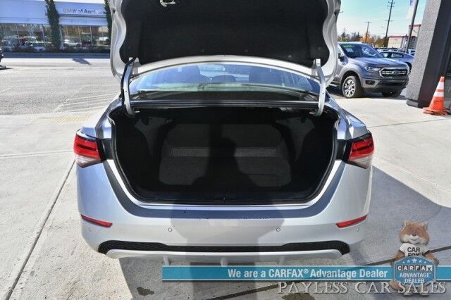 2022 Nissan Sentra SV / All Weather Pkg / Heated Cloth Seats / Heated Steering Wheel / Auto Start / Blind Spot Alert / Lane & Collision Alert / Apple CarPlay & Android Auto / Back Up Camera / Keyless Entry & Start / 39 MPG / 1-Owner Anchorage AK