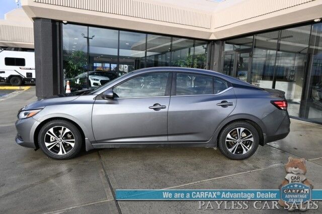 2022 Nissan Sentra SV / Automatic / Blind Spot Alert / Lane Departure & Collision Alert / Apple CarPlay & Android Auto / Back Up Camera / USB & Aux Jacks / Cruise Control / Push Button Start / Alloy Wheels / 39 MPG / 1-Owner Anchorage AK