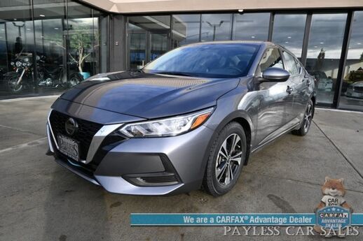 2022 Nissan Sentra SV / Automatic / Blind Spot Alert / Lane Departure & Collision Alert / Apple CarPlay & Android Auto / Back Up Camera / USB & Aux Jacks / Cruise Control / Push Button Start / Alloy Wheels / 39 MPG / 1-Owner Anchorage AK