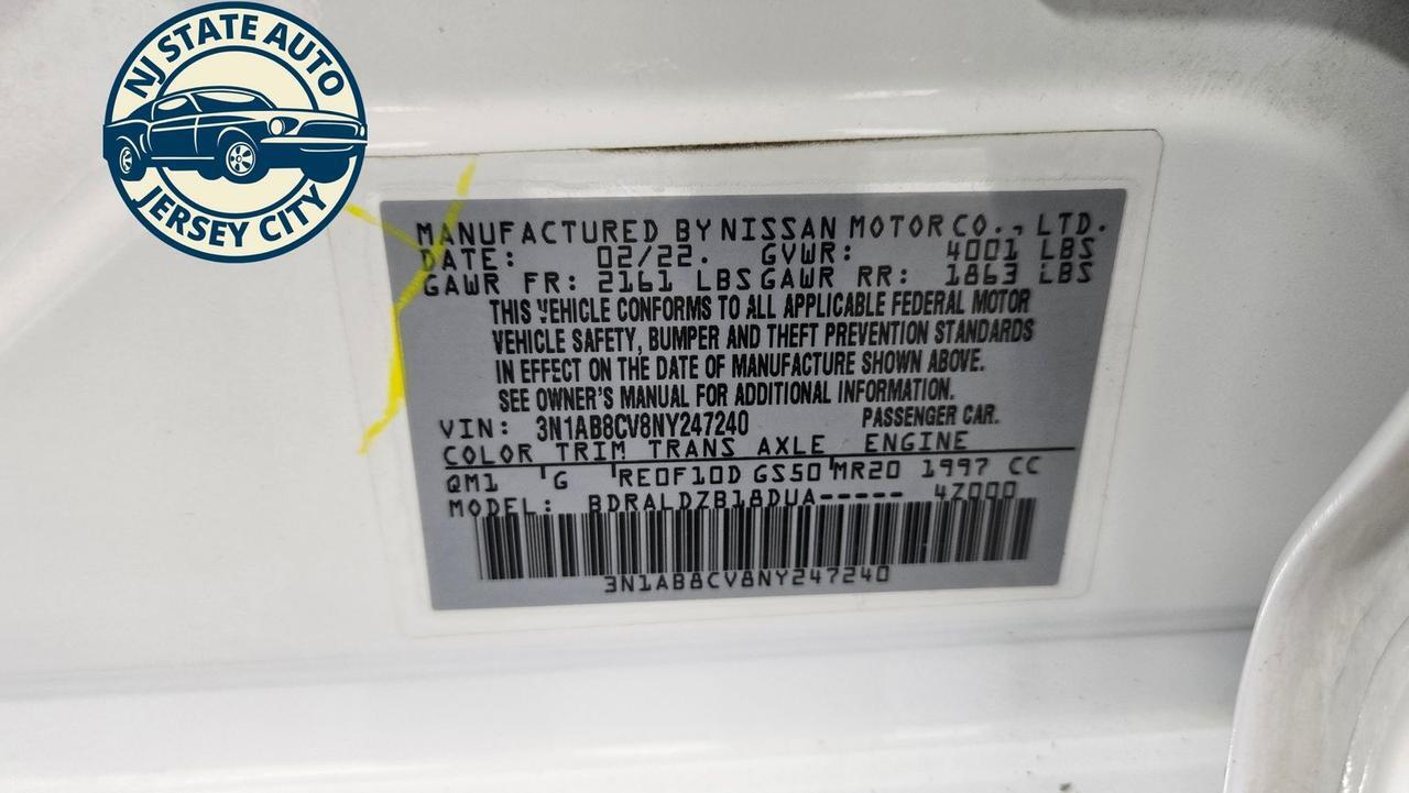 2022 Nissan Sentra SV Jersey City NJ