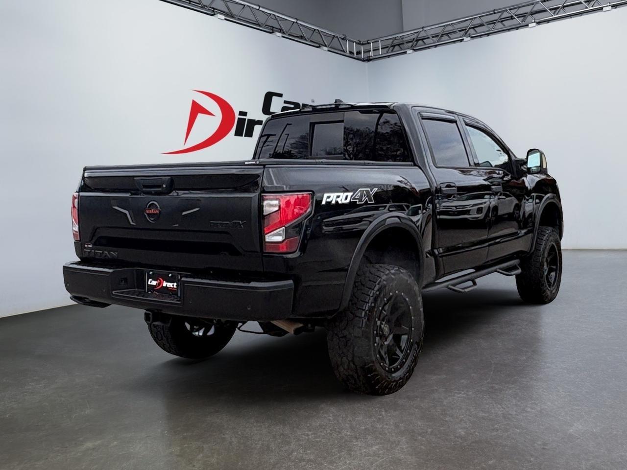 2022 Nissan Titan PRO-4X, TOW PACKAGE, BLIND SPOT ALERT, LANE KEEP ASSIST, REAR POWER SLIDING WINDOW, PUSH BUTTON START, APPLE CARPLAY/ANDROID AUTO, BACKUP CAMERA WITH PARKING SENSORS, CLEAN CARFAX, BECOME A PRO ON THE ROAD IN THIS NISSAN TITAN!