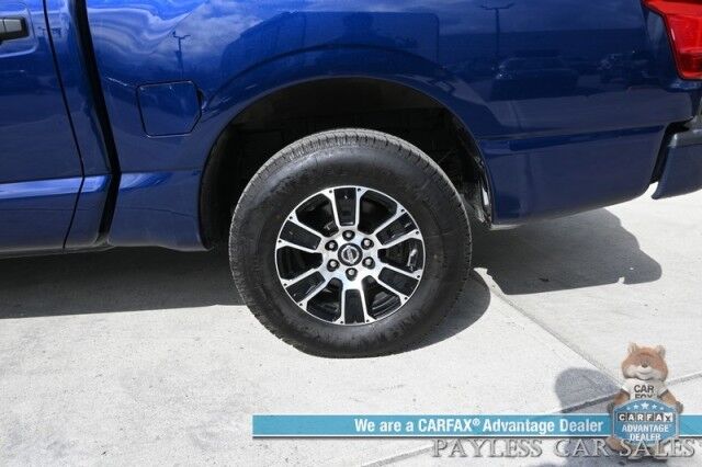 2022 Nissan Titan SV / 4X4 / 5.6L V8 / Crew Cab / Seats 6 / Adaptive Cruise Control / Lane Departure & Blind Spot Alert / Apple CarPlay & Android Auto / Back Up Camera / Rear Parking Sensors / Keyless Entry & Start / 1-Owner Anchorage AK