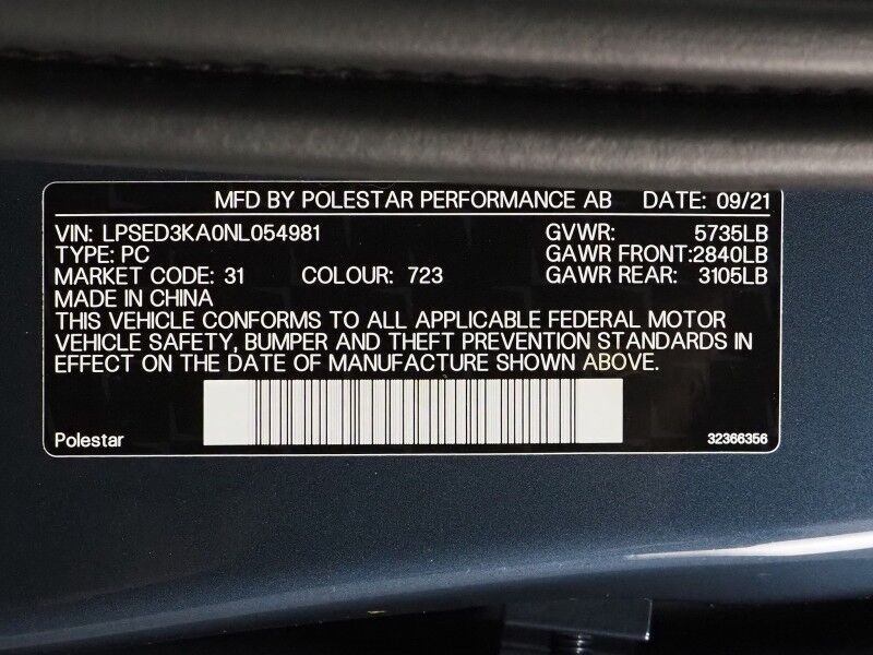 2022 Polestar 2 Long Range Dual Motor AWD *PERFORMANCE PKG, PILOT PKG, NAVIGATION, SAFETY ALERTS, ADAPTIVE CRUISE, 360 VIEW CAMERAS, COLOR TOUCHSCREEN, HEATED SEATS, 20 INCH WHEELS, APPLE Round Rock TX