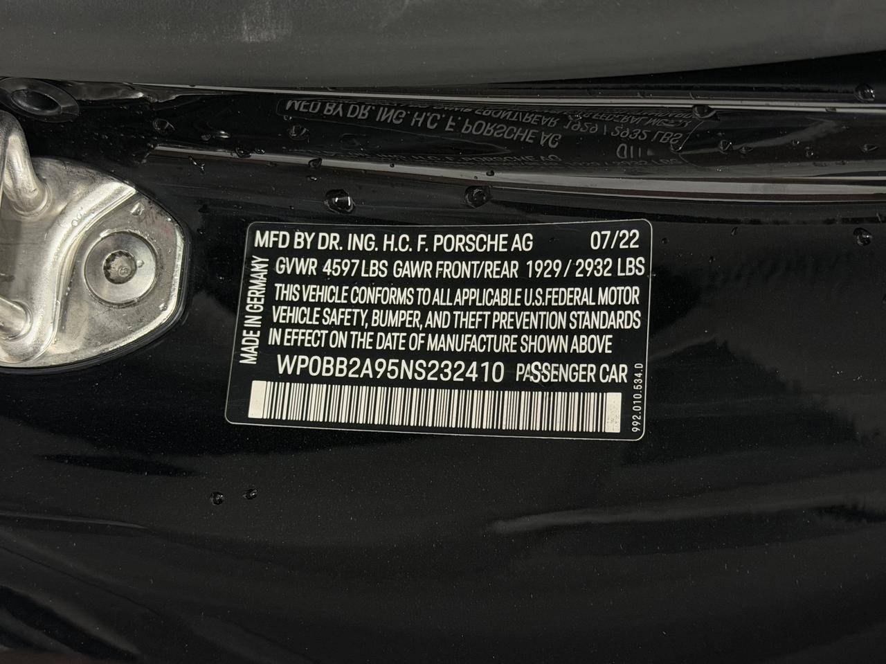 2022 Porsche 911 4S Newark DE