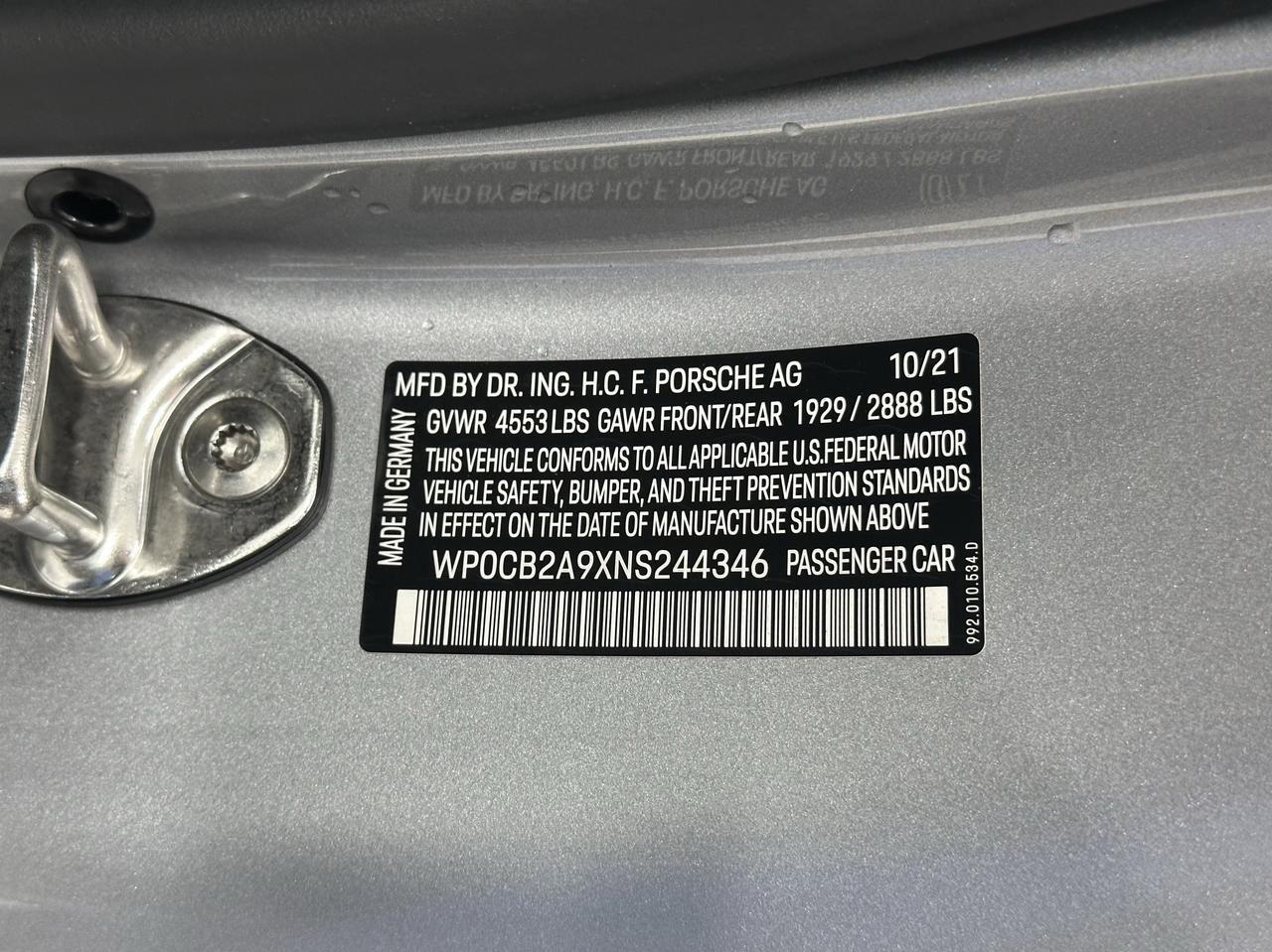 2022 Porsche 911 Carrera 4S Newark DE