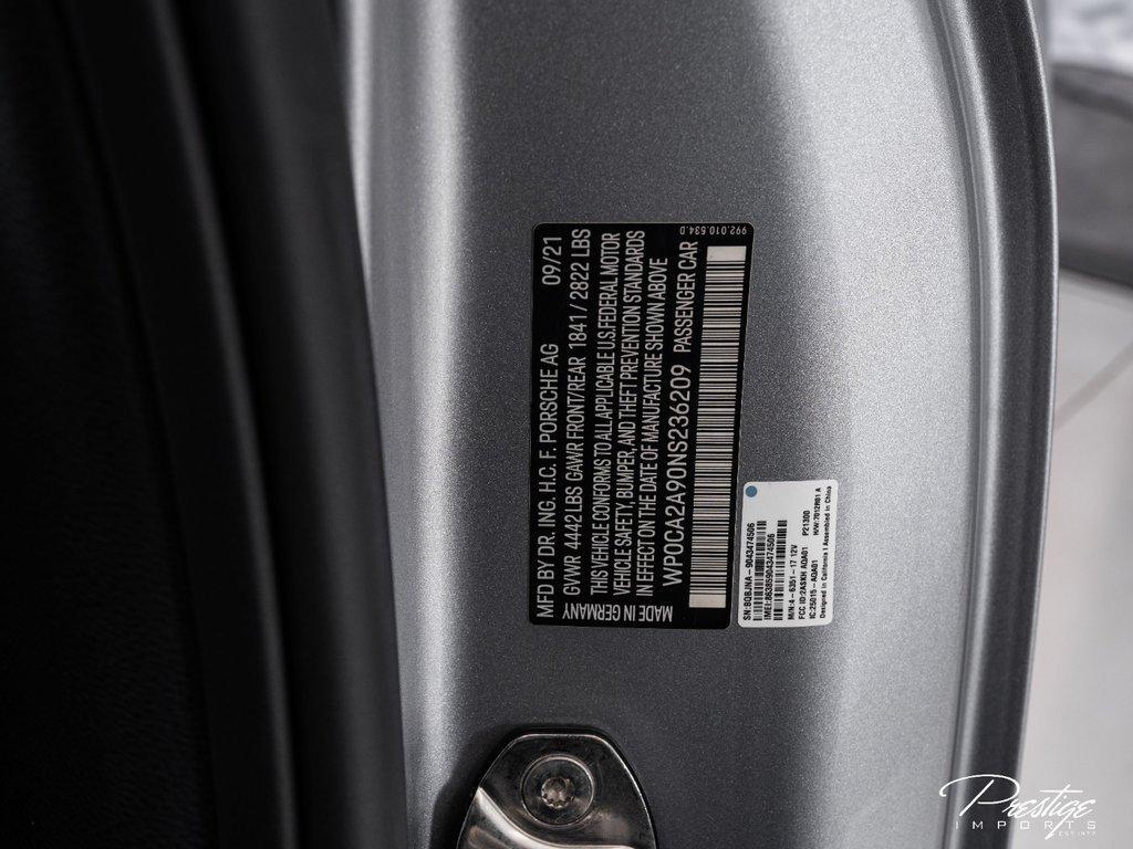 2022 Porsche 911 Carrera Cabriolet North Miami Beach FL