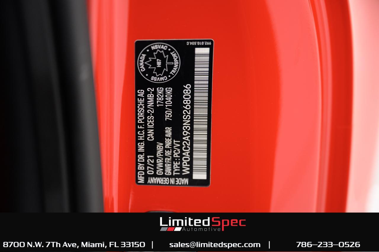 2022 Porsche 911 GT3 Miami FL