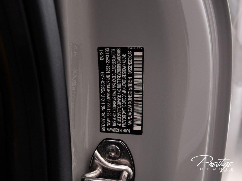 2022 Porsche 911 GT3 North Miami Beach FL
