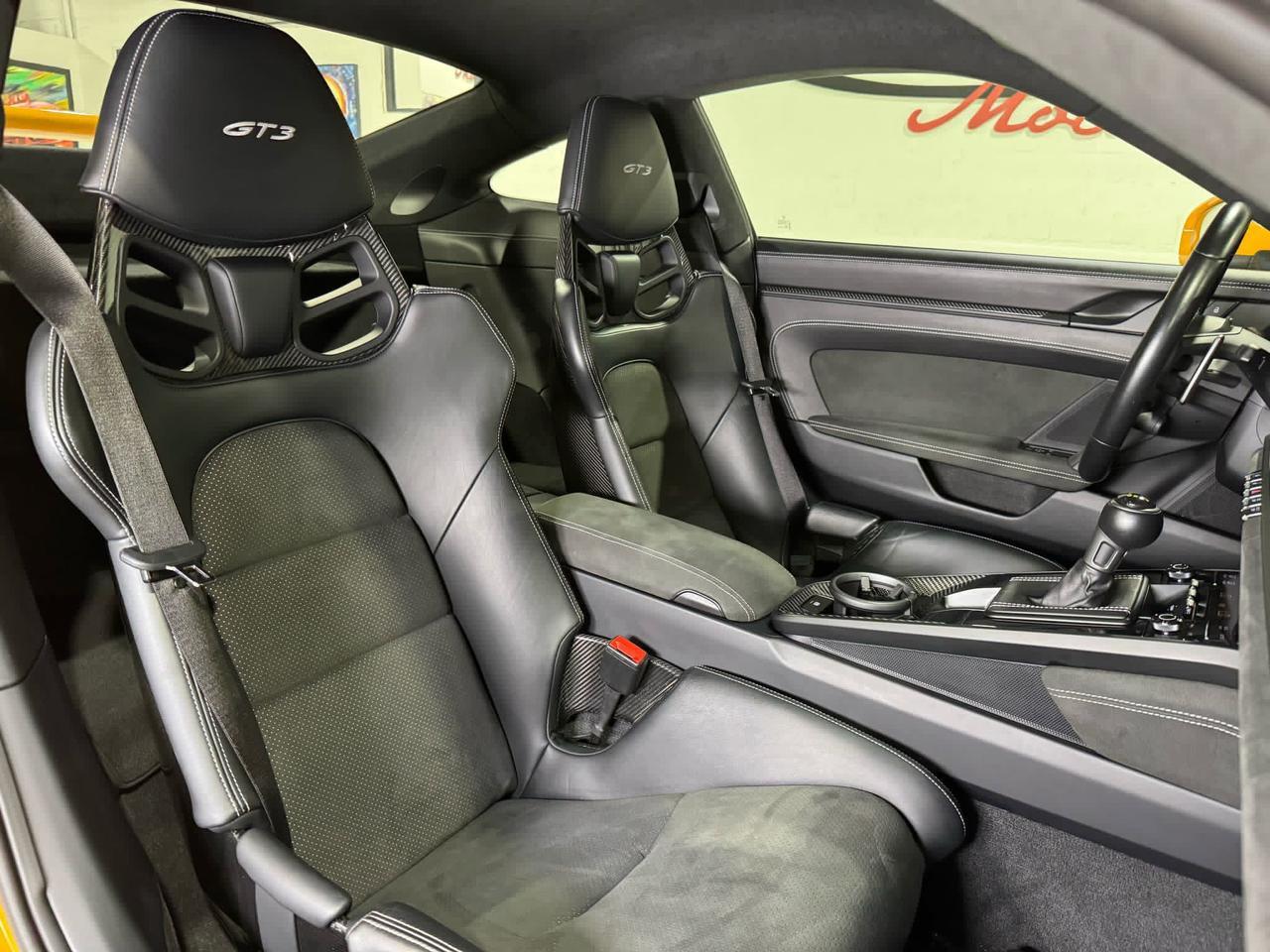 2022 Porsche 911 GT3 Signal Yellow paint, PCCB, interior carbon, extended leather, carbon buckets AND MUCH MORE!!! Fort Lauderdale FL
