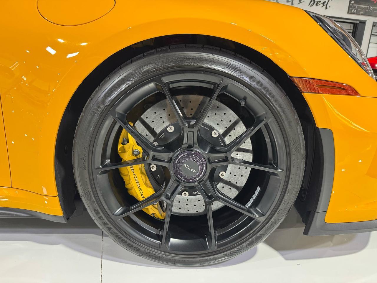 2022 Porsche 911 GT3 Signal Yellow paint, PCCB, interior carbon, extended leather, carbon buckets AND MUCH MORE!!! Fort Lauderdale FL