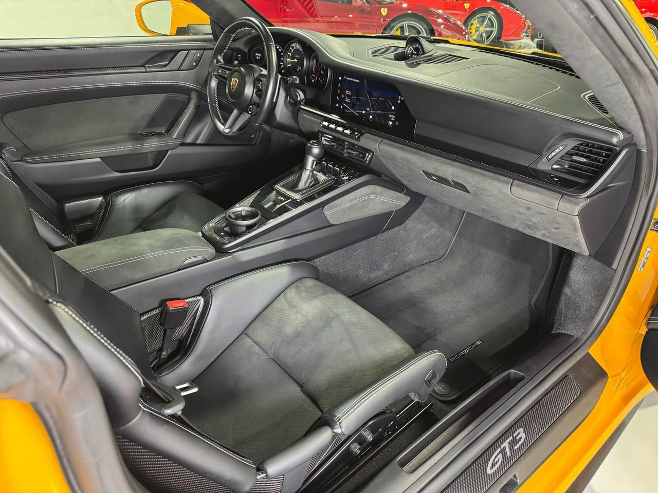 2022 Porsche 911 GT3 Signal Yellow paint, PCCB, interior carbon, extended leather, carbon buckets AND MUCH MORE!!! Fort Lauderdale FL