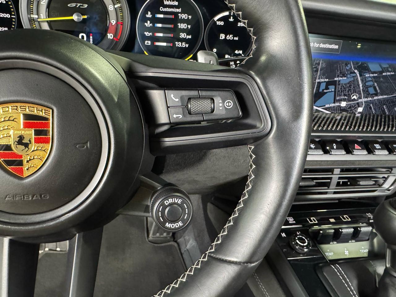 2022 Porsche 911 GT3 Signal Yellow paint, PCCB, interior carbon, extended leather, carbon buckets AND MUCH MORE!!! Fort Lauderdale FL
