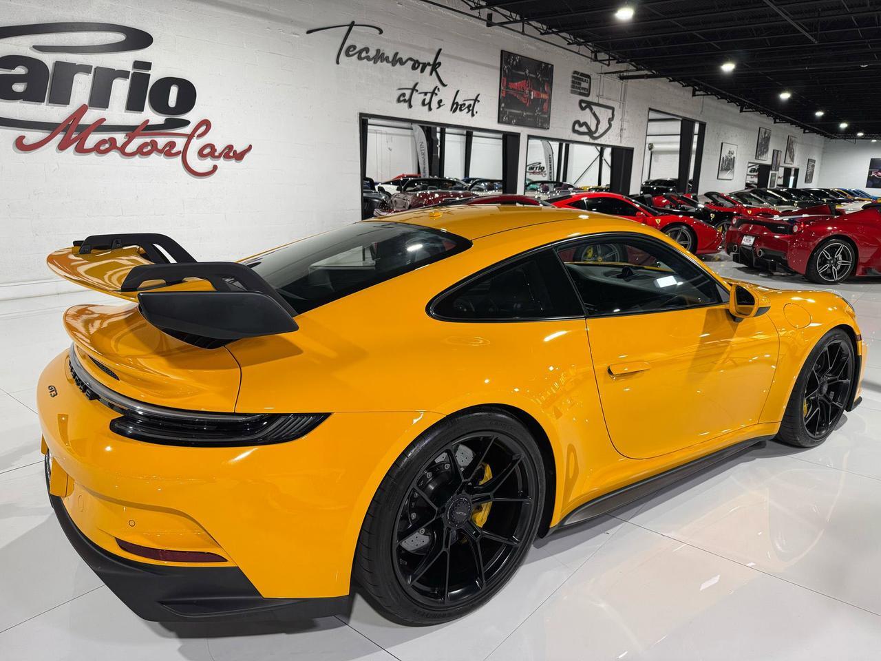 2022 Porsche 911 GT3 Signal Yellow paint, PCCB, interior carbon, extended leather, carbon buckets AND MUCH MORE!!! Fort Lauderdale FL