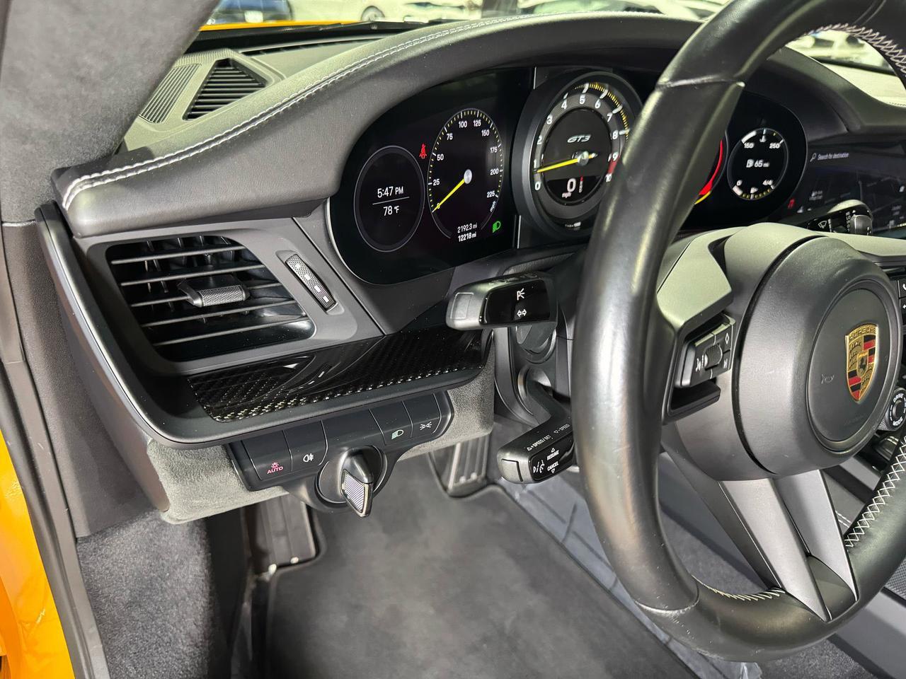 2022 Porsche 911 GT3 Signal Yellow paint, PCCB, interior carbon, extended leather, carbon buckets AND MUCH MORE!!! Fort Lauderdale FL
