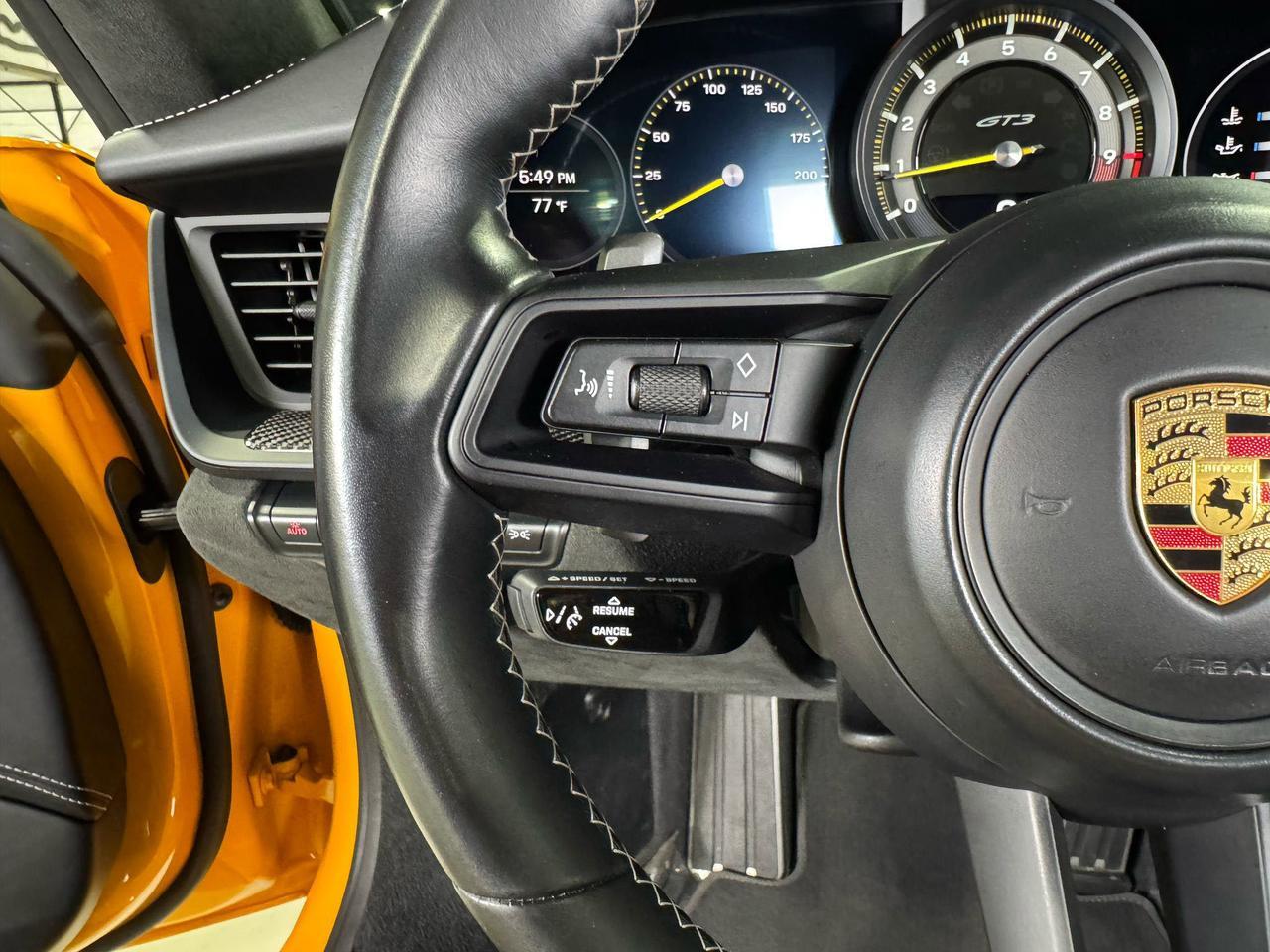 2022 Porsche 911 GT3 Signal Yellow paint, PCCB, interior carbon, extended leather, carbon buckets AND MUCH MORE!!! Fort Lauderdale FL