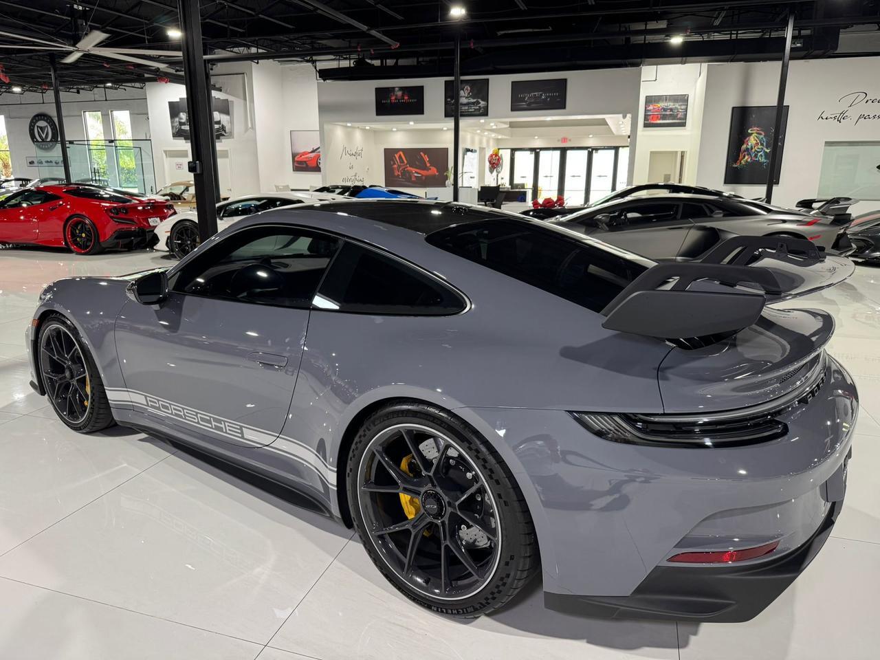 2022 Porsche 911 GT3 Sonderwunsch build, Slate Gray paint, 6-speed manual, carbon bucket seats AND MUCH MORE!! Fort Lauderdale FL
