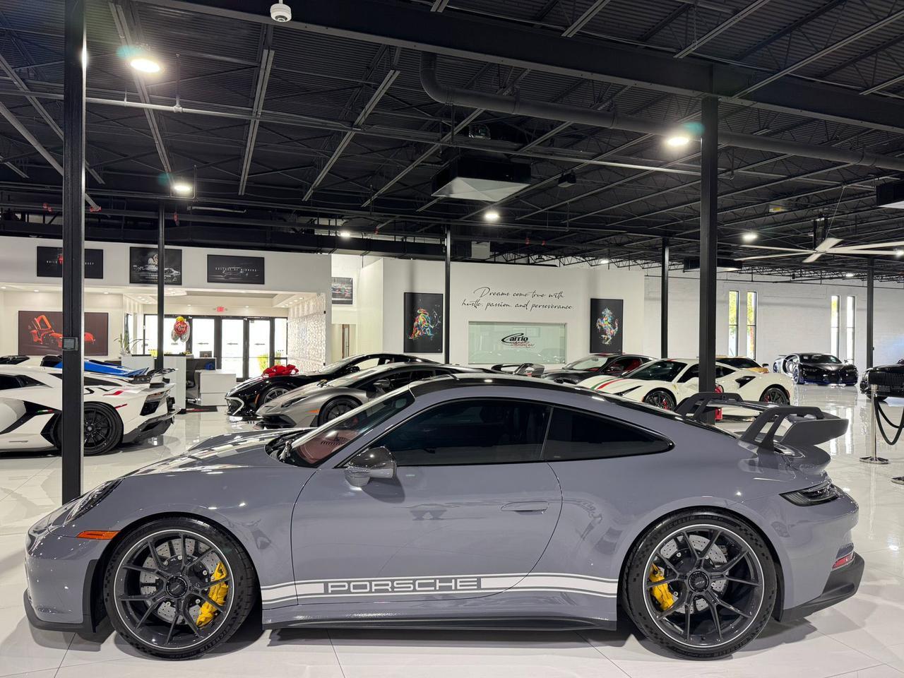 2022 Porsche 911 GT3 Sonderwunsch build, Slate Gray paint, 6-speed manual, carbon bucket seats AND MUCH MORE!! Fort Lauderdale FL