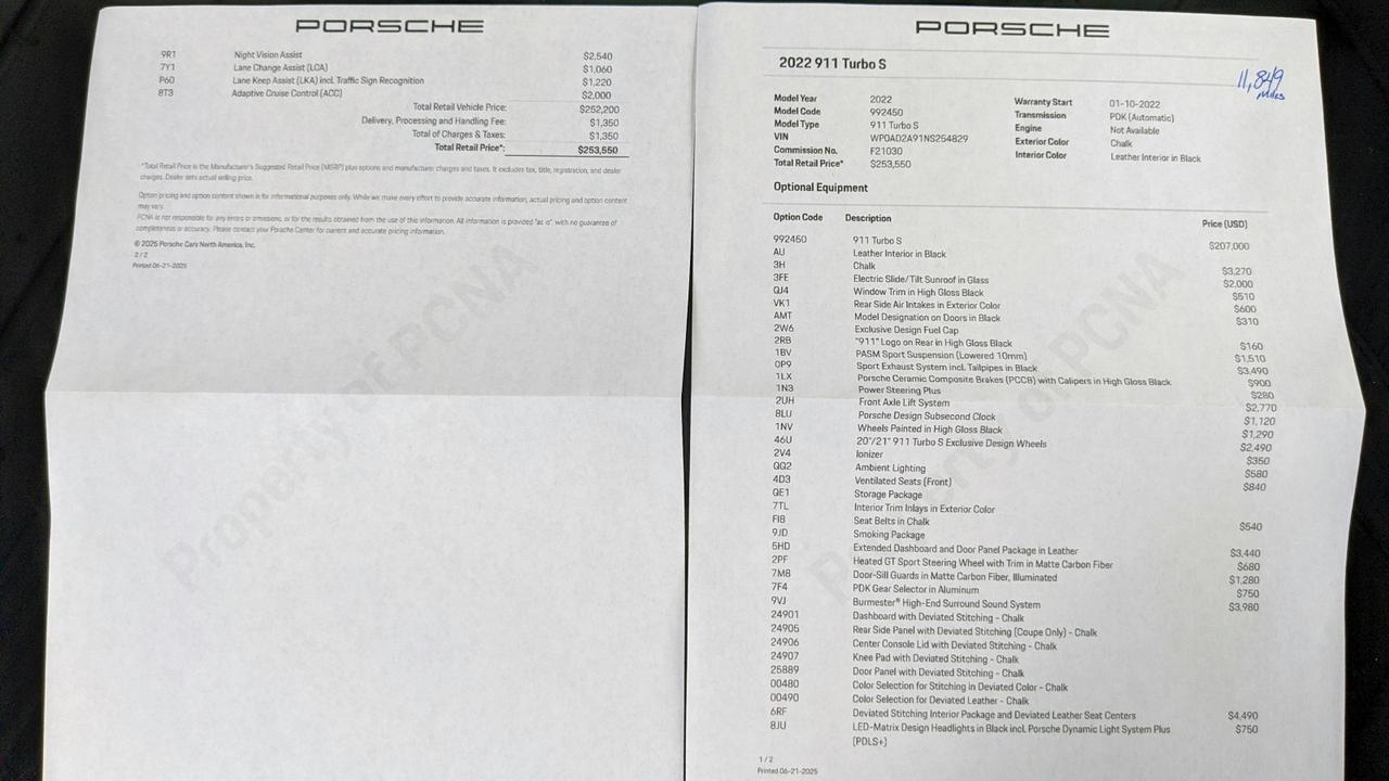 2022 Porsche 911 Turbo S Glendale Heights IL