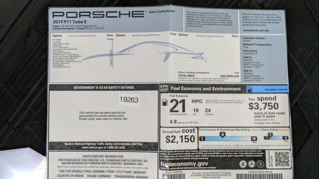 2022 Porsche 911 Turbo S St. Charles  IL