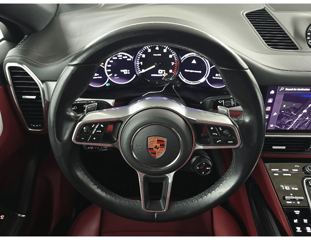 2022 Porsche Cayenne E-Hybrid Coupe Sportdesign Package Rear Seat Entertainment Portland OR