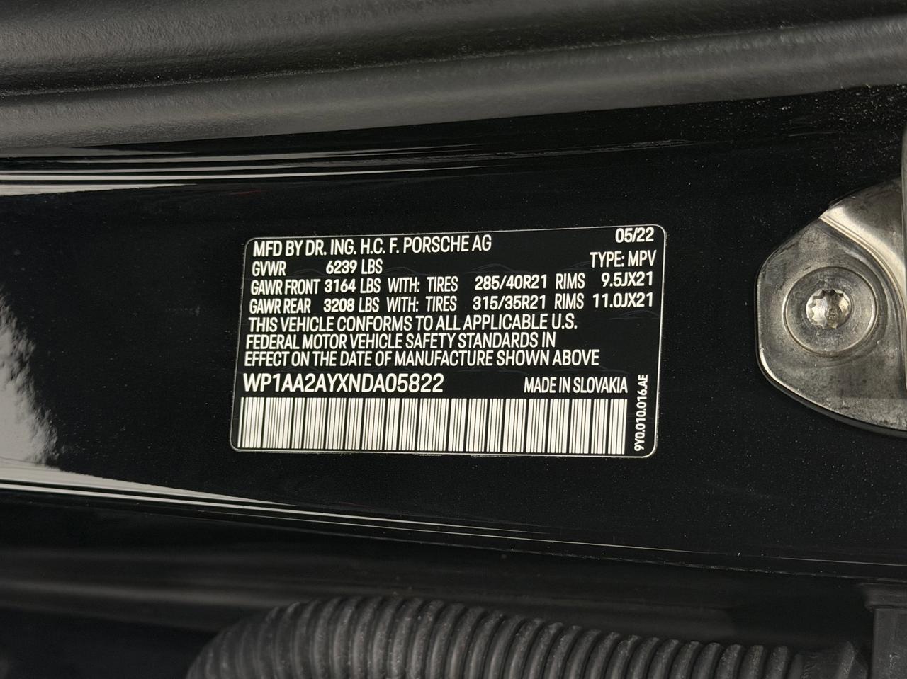 2022 Porsche Cayenne Platinum Edition Newark DE