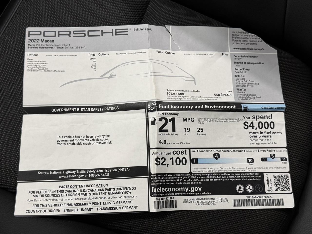 2022 Porsche Macan Newark DE