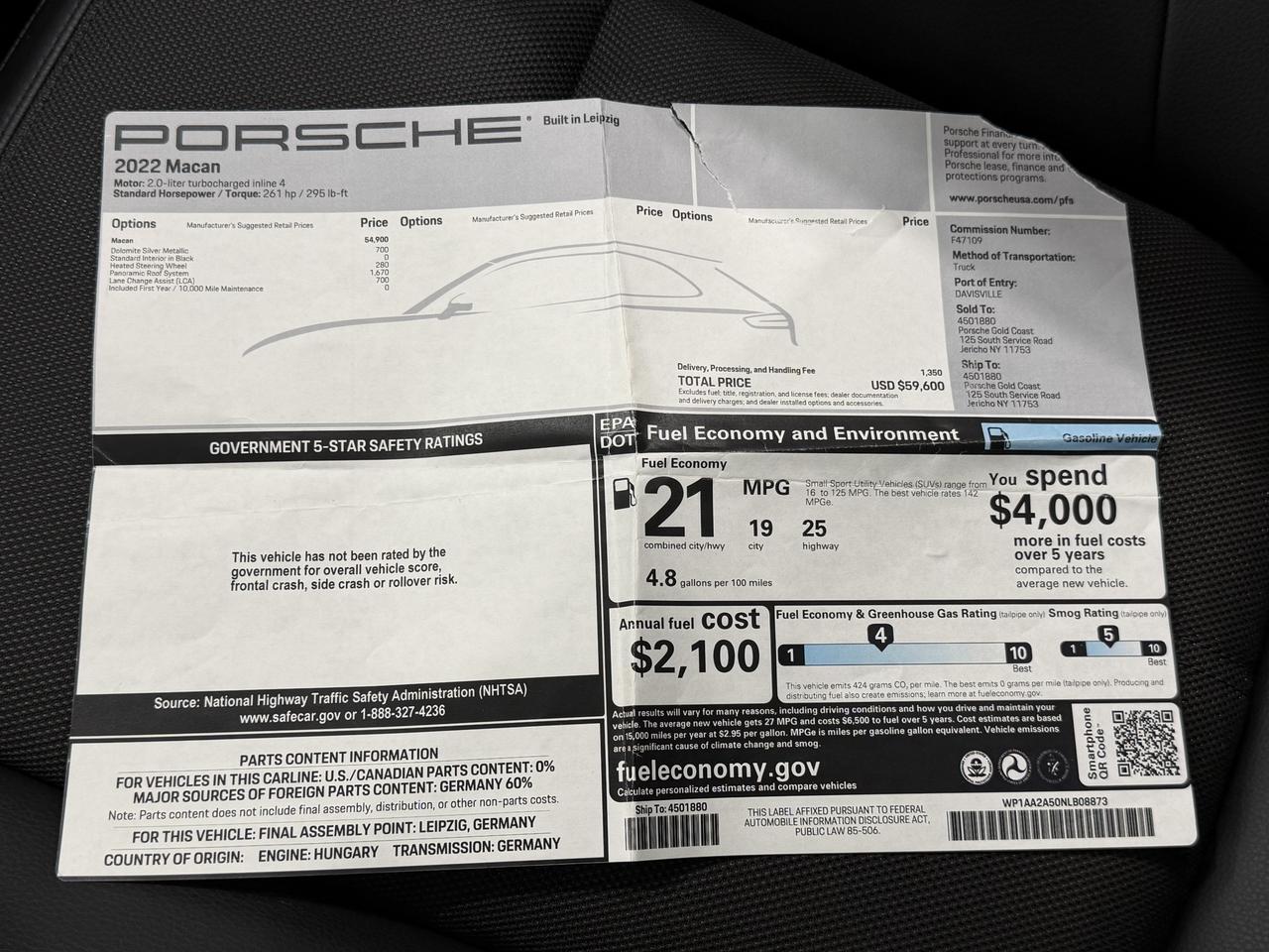 2022 Porsche Macan Newark DE