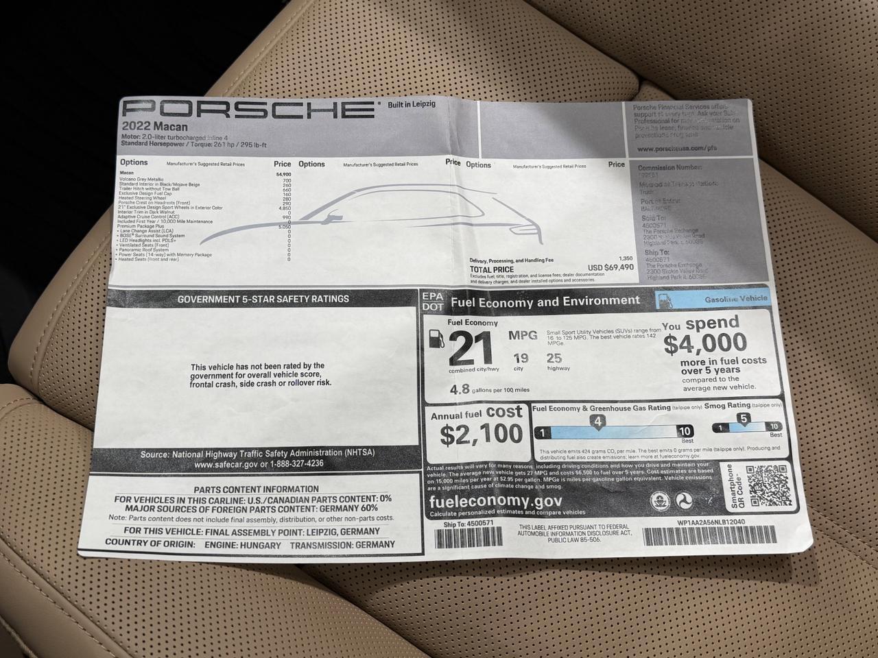 2022 Porsche Macan Newark DE