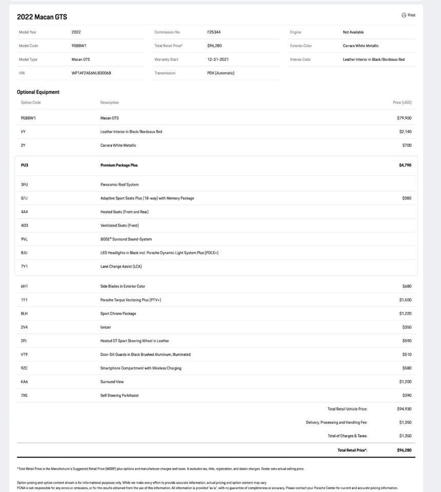 2022 Porsche Macan GTS Pompano Beach FL
